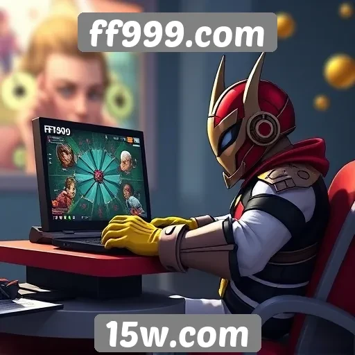 Exploração das funcionalidades do site ff999.com