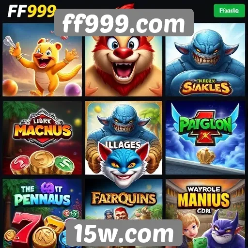 Jogos populares disponíveis na plataforma ff999.com